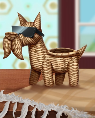 Rattan Cllyde Basket Badge - Canasta HD