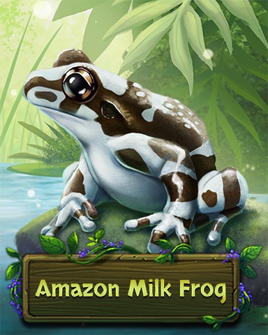 Pogo Mahjong Garden HD Amazon Milk Frog Badge