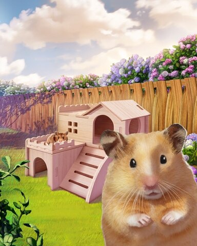 MONOPOLY Sudoku Hamster House Pet Palaces Badge