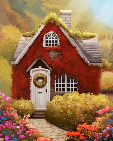 Fall Cottages Badge Collection Badge