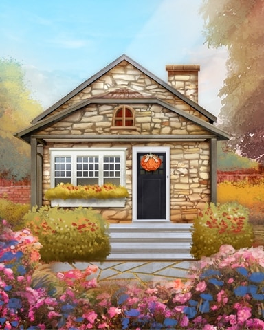 Fall Cottages Badge Collection Badge