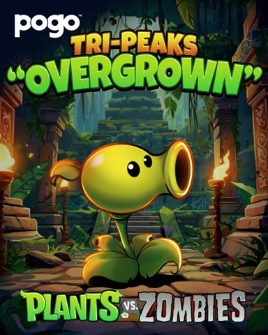 Tri-Peaks Solitaire HD Pea Shooter PvZ Overgrown Badge