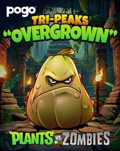 Tri-Peaks Solitaire HD Squash PvZ Overgrown Badge