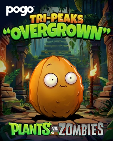 Tri-Peaks Solitaire HD Wallnut PvZ Overgrown Badge