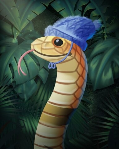 Gopher Snake in Hat Badge