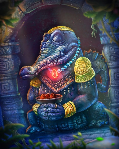 Crocodile Temple Guardian Badge