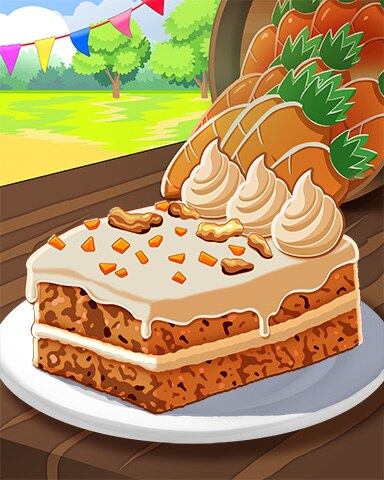 Pogo Word Whomp HD Carrot Cake Fair Food Badge