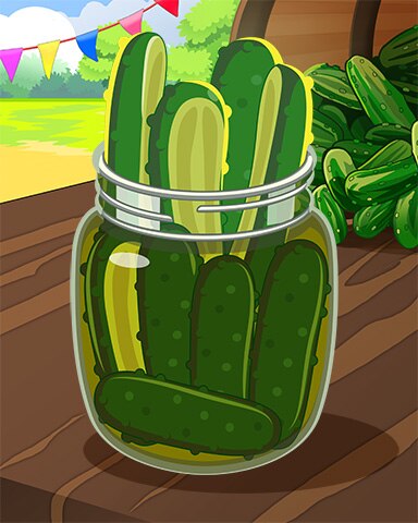 Pogo Word Whomp HD Jarred Pickles Fair Food Badge