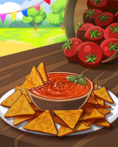 Pogo Word Whomp HD Tomato Salsa Fair Food Badge