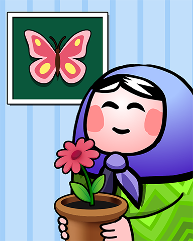 Trizzle Dream of butterfly Badge