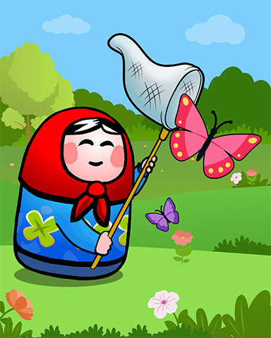 Trizzle Butterfly hunt Badge