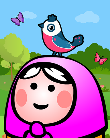 Trizzle Welcome birds Badge