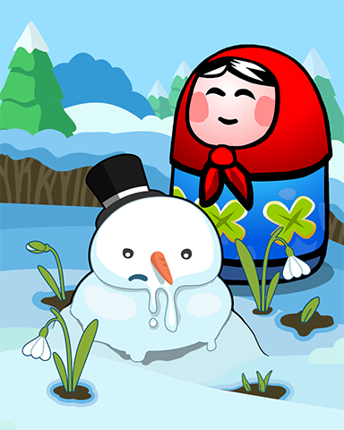 Trizzle Goodbye Winter Badge