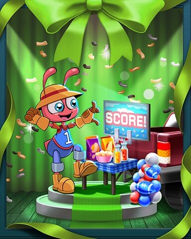 Garden Blast Grant Watching the Game Badge