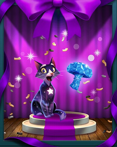 Bejeweled Stars The Mushroom Blues Badge