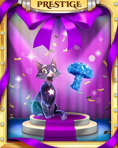 Bejeweled Stars The Mushroom Blues Prestige Badge