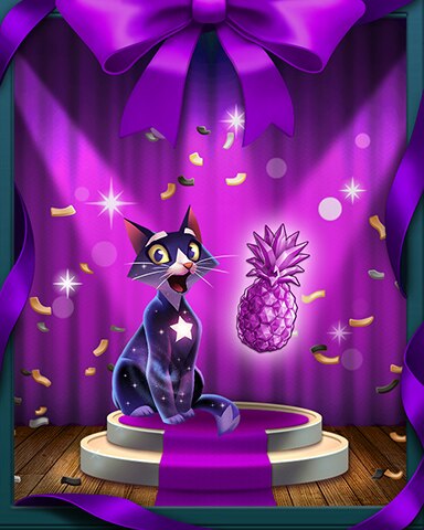 Pogo Bejeweled Stars Pretty Purple Pineapples Badge