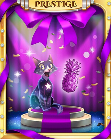 Pogo Bejeweled Stars Pretty Purple Pineapples Prestige Badge