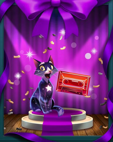 Retro Romance Badge - Bejeweled Stars