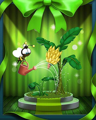Pogo Garden Blast Kiki Watering Banana Tree Badge