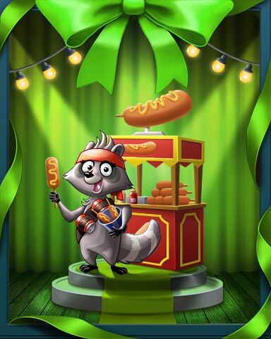Pogo Peggle Blast HD Fairground Snacks Badge