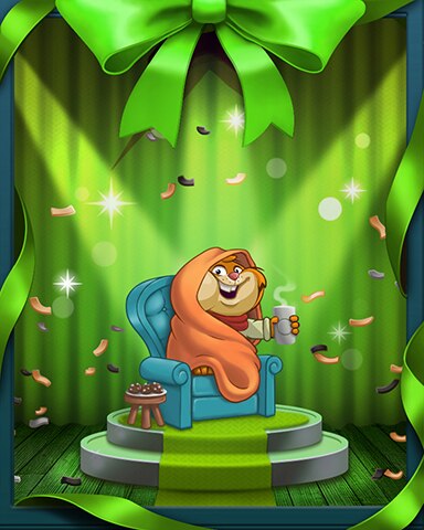 Peggle Blast HD Jimmy Snuggled on Couch Badge