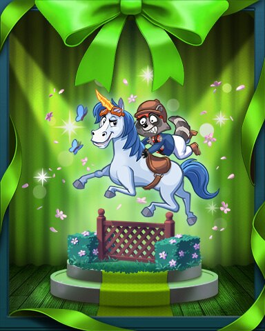 Peggle Blast HD Roxy Riding Bjorn Badge