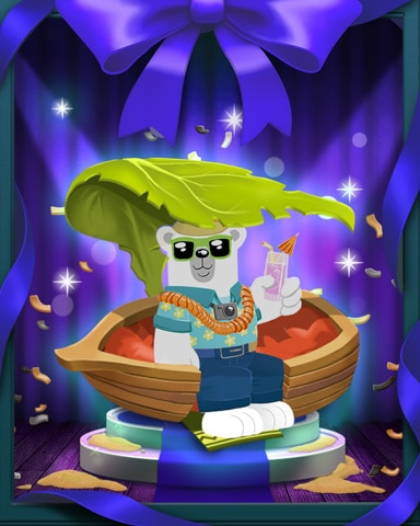 Snowbird Solitaire Cabana Party Badge