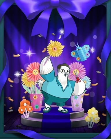 Crafty Spring Badge - Snowbird Solitaire