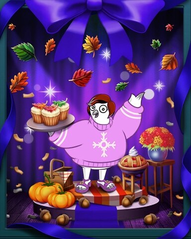 Frosty Leaves Badge - Snowbird Solitaire