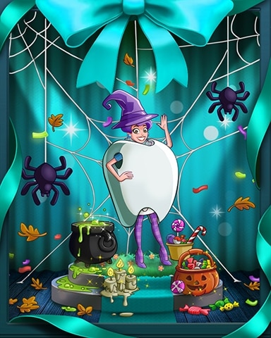 Sweet Tooth Town Antoinette in Toothie Costume Badge