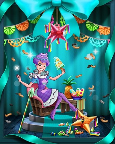 Sweet Tooth Town Antoinette Eating Paletas Badge