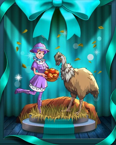 Sweet Tooth Town Antoinette Feeding Emu Badge