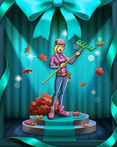 Pogo Sweet Tooth Town Maple Marie Rakes Leaves Badge
