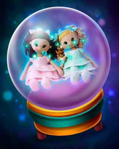 Dolls of Memories Badge - Claire Hart: Secret in the Shadows