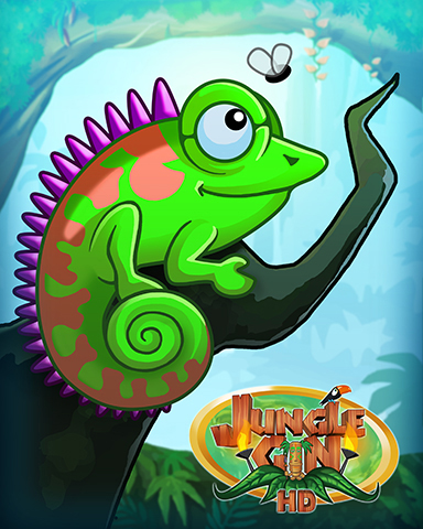 Jungle Gin HD Comfy Chameleon Badge