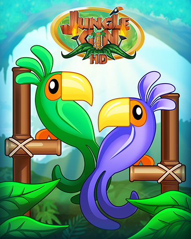 Parrot Pair Badge - Jungle Gin HD