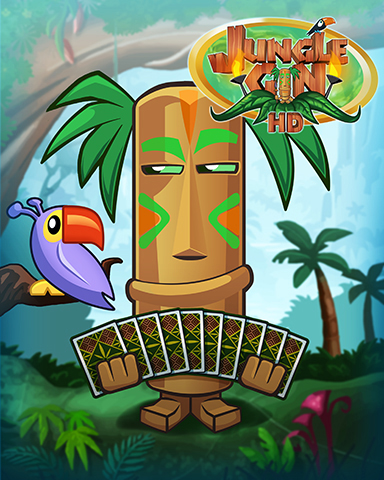 Pogo Jungle Gin HD Tiki at Work Badge