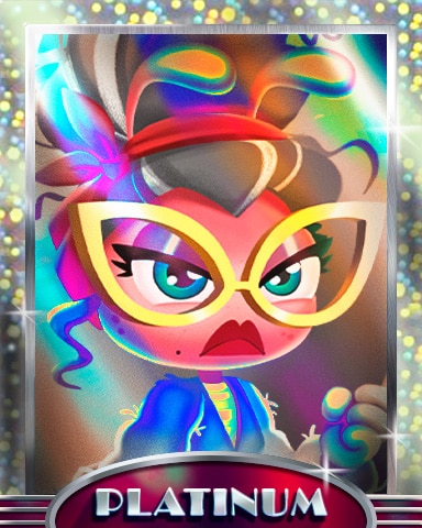 Garden Blast Aunt Grant Platinum Badge