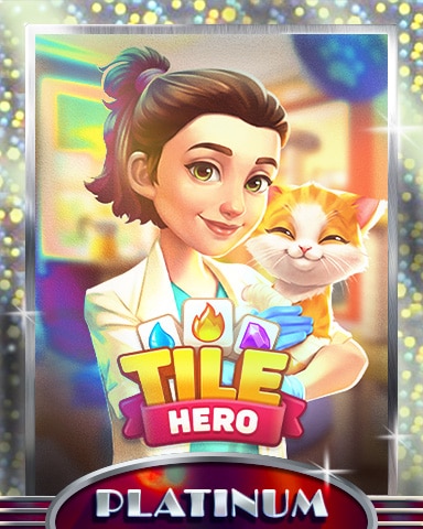 Pogo Tile Hero Heroic Hustle Platinum Badge