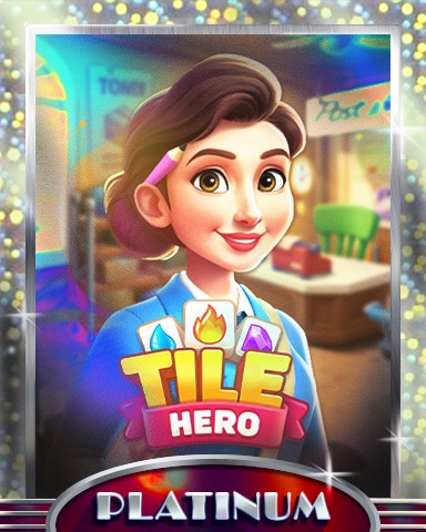Pogo Tile Hero Chain Reaction Platinum Badge