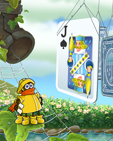 Rainy Day Spider Solitaire HD Sunshine Jack Badge