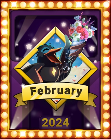 Fluttering Jewels Lap 1 Badge - Bejeweled Stars