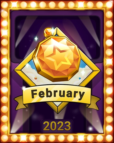 Star Sprint Lap 4 Badge - Bejeweled Stars