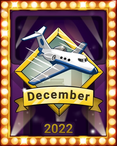 Jet Set Holiday Lap 2 Badge - Jet Set Solitaire