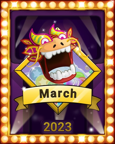 Pop Into Spring Lap 4 Badge - Poppit! Bingo