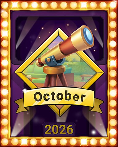 Halloween Home Lap 4 Badge - Solitaire Home Story