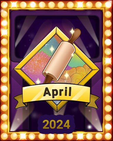 Sugar Rush in April Lap 4 Badge - Sweet Tooth Town