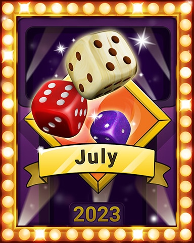 Midsummer Rolls Lap 3 Badge - Yahtzee! Wild