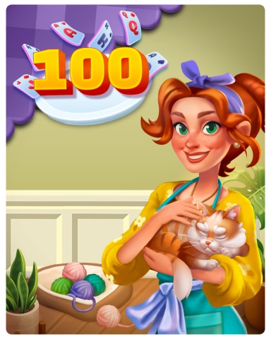 Card Scramble Rank 100 Badge